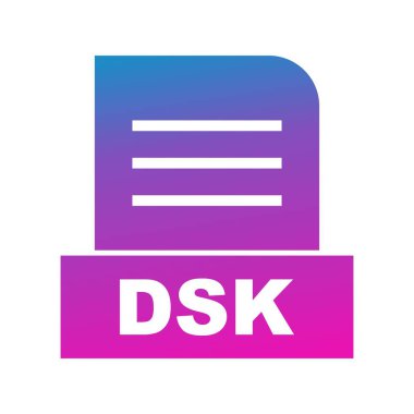 Vektör DSK dosya simgesi 