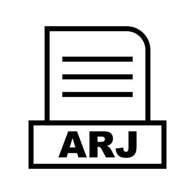  Vektör ARJ dosya simgesi   