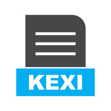 Vektör KEXI dosya simgesi