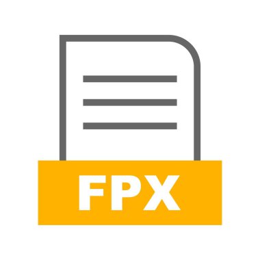 Vektör FPX dosya simgesi
