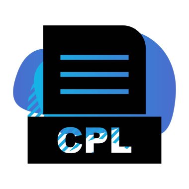 Vektör CPL dosya simgesi