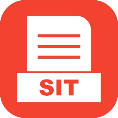 Vektör SIT dosya simgesi 
