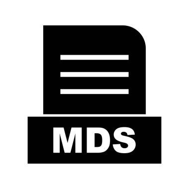  Vektör MDS dosya simgesi