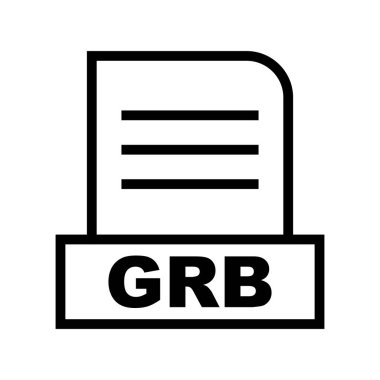 Vektör GRB dosya simgesi