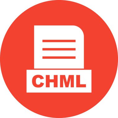 Vektör CHML dosya simgesi