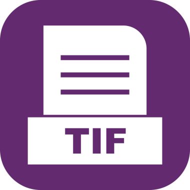 Vektör TIF dosya simgesi