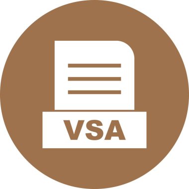 Vektör VSA dosya simgesi