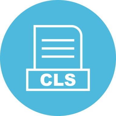 Vektör CLS dosya simgesi