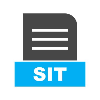 Vektör SIT dosya simgesi 