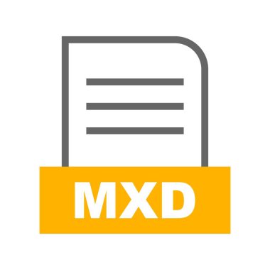  Vektör MXD dosya simgesi 