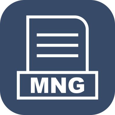 Vektör MNG dosya simgesi