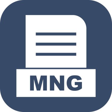 Vektör MNG dosya simgesi