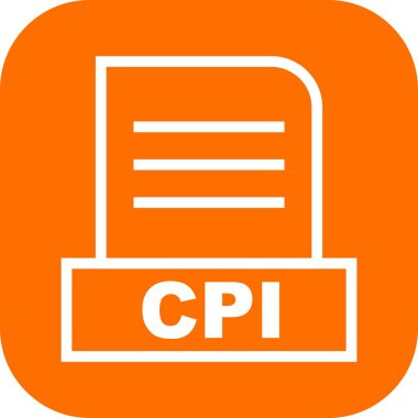 Vektör CPI dosya simgesi