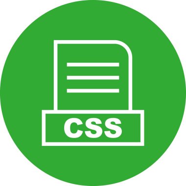 Vektör CSS dosya simgesi