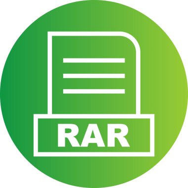 Vektör RAR dosya simgesi
