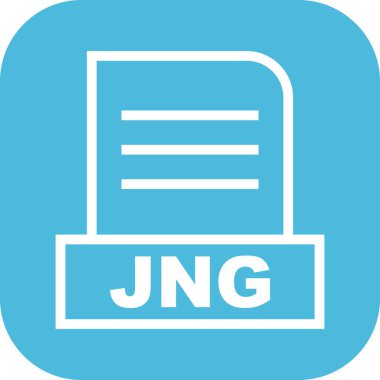 Vektör JNG dosya simgesi