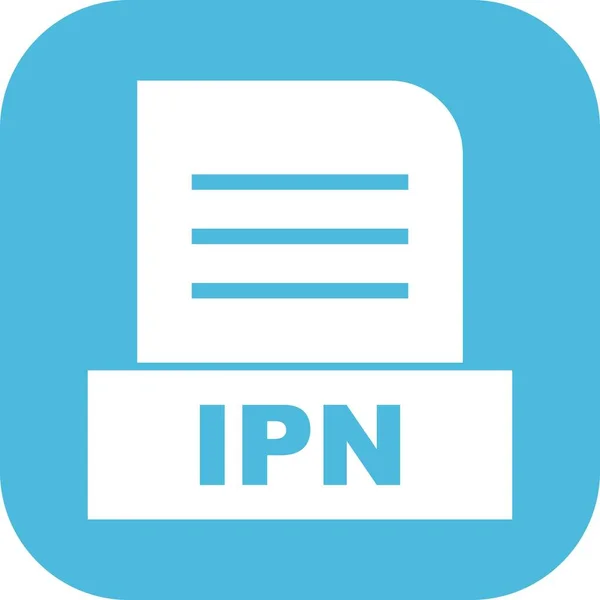 Vector Icono Archivo Ipn — Vector de stock