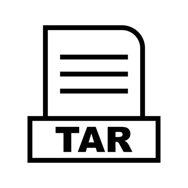 Tar 아이콘 — 스톡 벡터