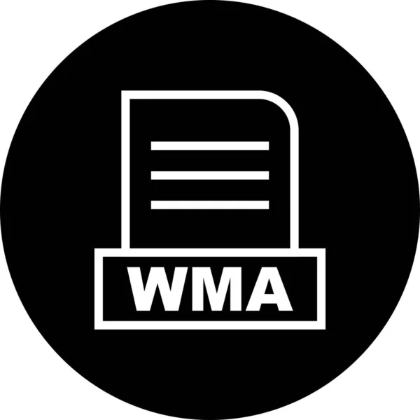 Wma 아이콘 — 스톡 벡터