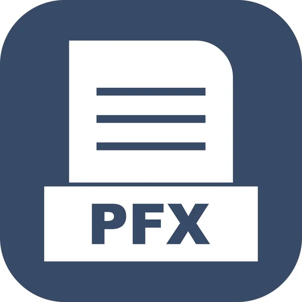 ベクトルPfxファイルのアイコン — ストックベクタ