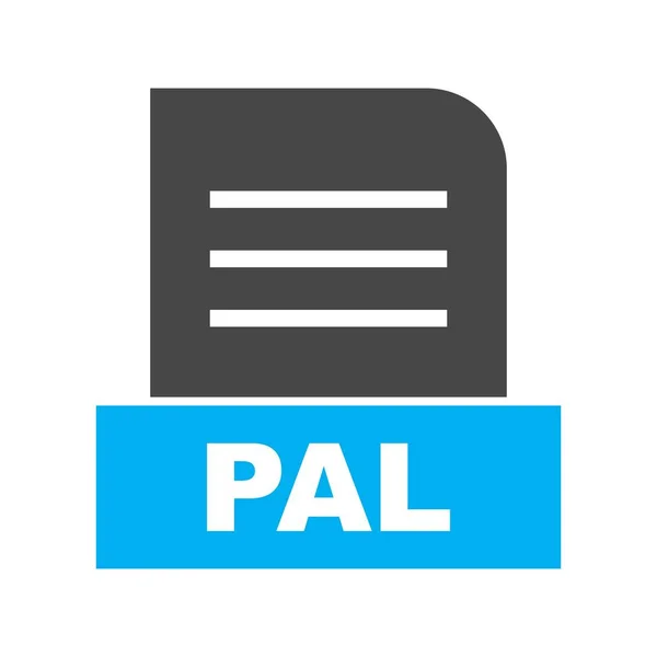 矢量Pal文件图标 — 图库矢量图片