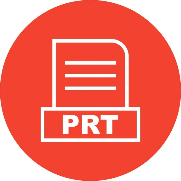 矢量Prt文件图标 — 图库矢量图片