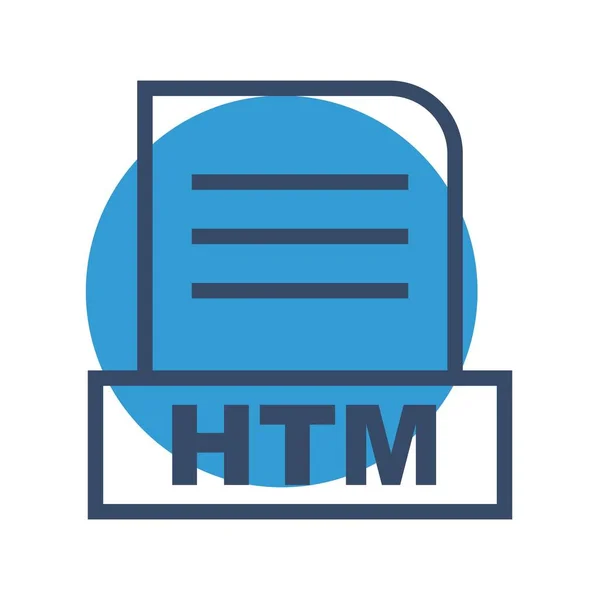 矢量Htm文件图标 — 图库矢量图片