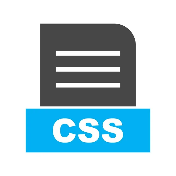 Значок Векторного Css Файла — стоковый вектор