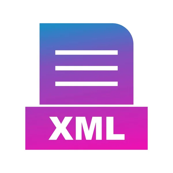 Εικονίδιο Αρχείου Vector Xml — Διανυσματικό Αρχείο
