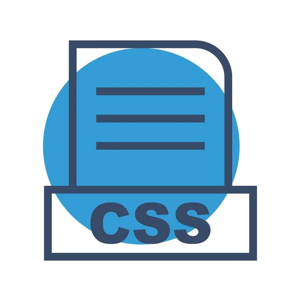 Значок Векторного Css Файла — стоковый вектор