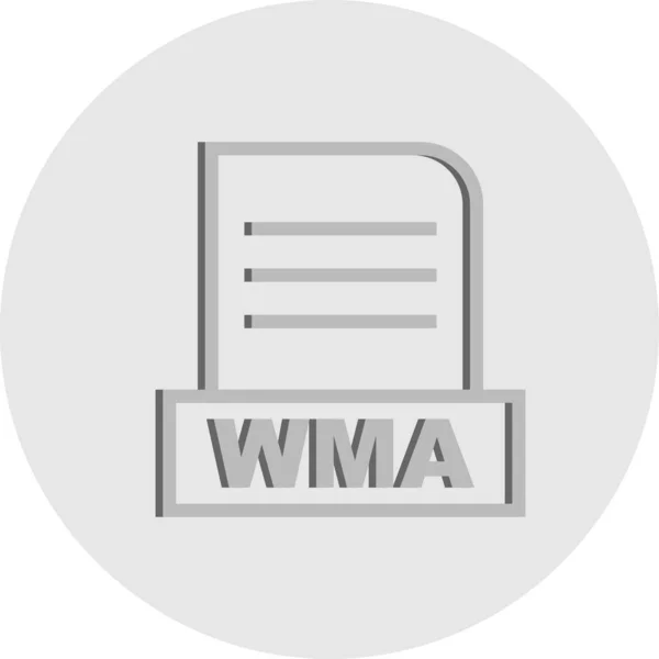 Vector Wma Файл Ікона — стоковий вектор
