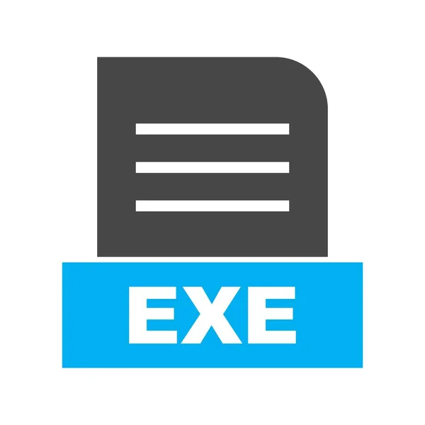 Exe 아이콘 — 스톡 벡터