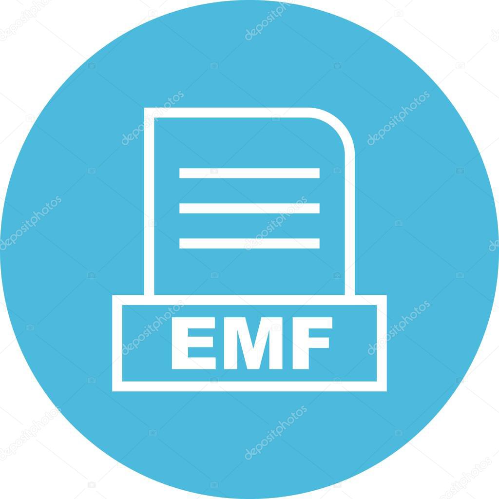 Vector EMF file icon