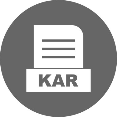 Vektör KAR dosya simgesi