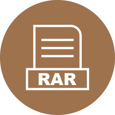 Vektör RAR dosya simgesi