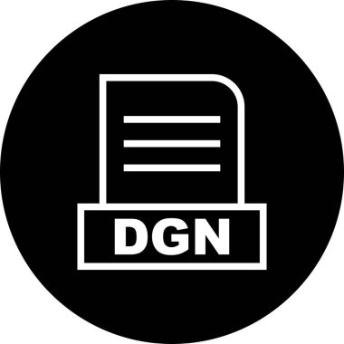 Vektör DGN dosya simgesi 
