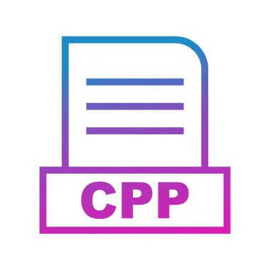 Vektör CPP dosya simgesi