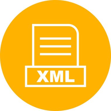Vektör XML dosya simgesi