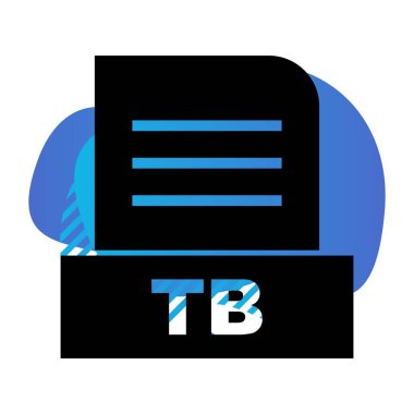 Vektör TB dosya simgesi