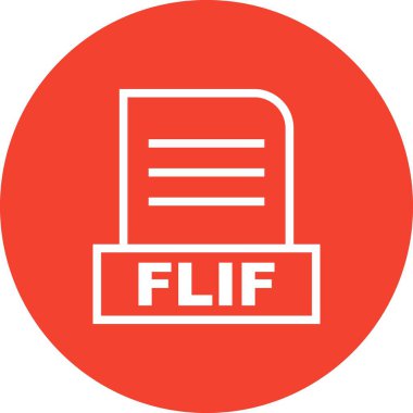 Vektör FLIF dosya simgesi