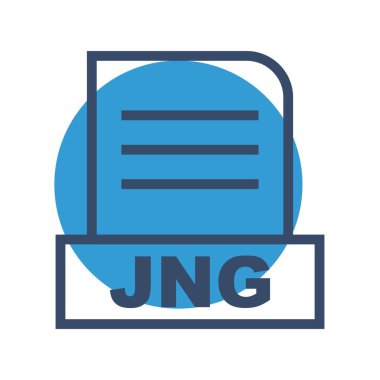 Vektör JNG dosya simgesi