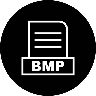 Vektör BMP dosya simgesi