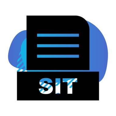 Vektör SIT dosya simgesi 