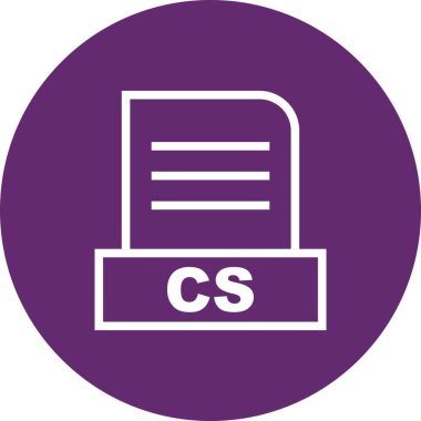 Vektör CS dosya simgesi 