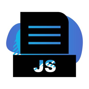 Vektör JS dosya simgesi