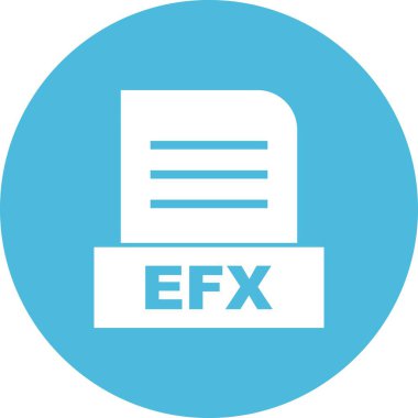 Vektör EFX dosya simgesi
