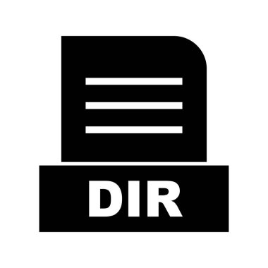 Vektör DIR dosya simgesi