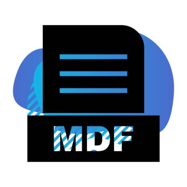 Vektör MDF dosya simgesi