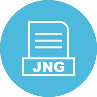 Vektör JNG dosya simgesi
