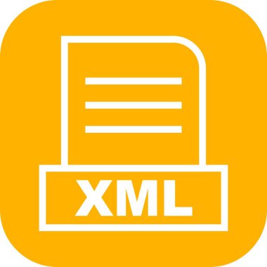 Vektör XML dosya simgesi